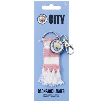 Manchester City prívesok na tašku Pink Bar Scarf
