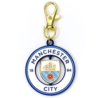 Manchester City prívesok na tašku Spinning