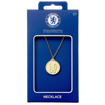 FC Chelsea prívesok na krk Gold Finish Crest Necklace