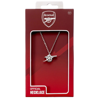 FC Arsenal prívesok na krk Silver Finish Cannon Necklace