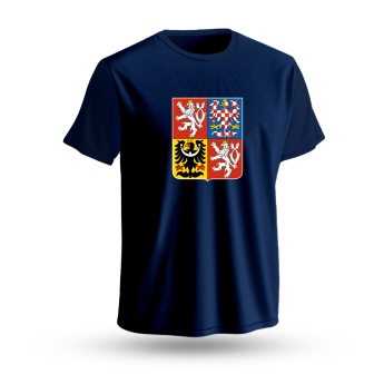 Hokejové reprezentácie detské tričko Czech Republic National Emblem 2025 navy