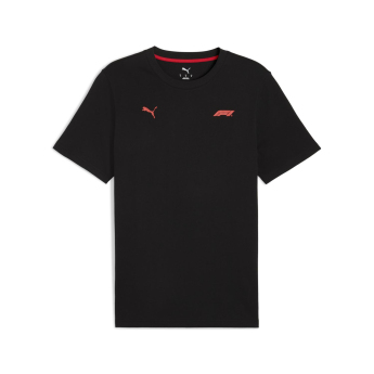 Formule 1 pánske tričko Small Logo black F1 Team 2025