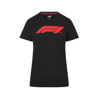 Formule 1 dámske tričko Logo black F1 Team 2025