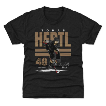 Vegas Golden Knights detské tričko Tomáš Hertl #48 Poster WHT 500 Level