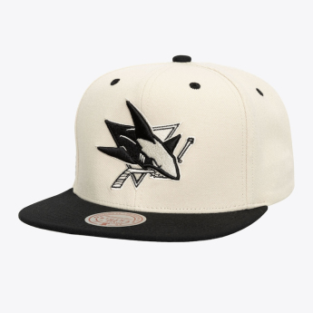 San Jose Sharks čiapka flat šiltovka Evergreen Cream Black Snapback