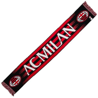 AC Milano zimný šál Stripe
