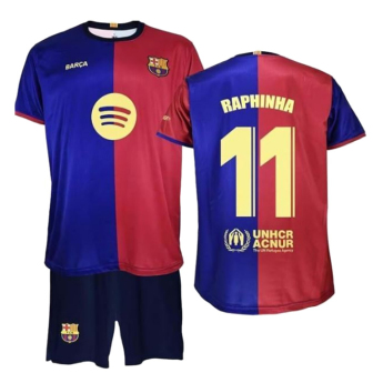 FC Barcelona detský set replica 24/25 Home Raphinha