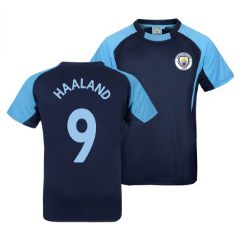 Manchester City detský futbalový dres Navy Haaland