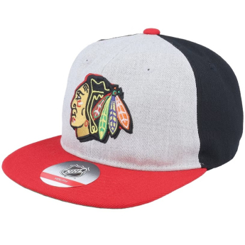 Chicago Blackhawks detská čiapka flat šiltovka Lifestyle Deadstock Grey