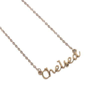 FC Chelsea prívesok na krk Gold Plated Name Dropper Necklace