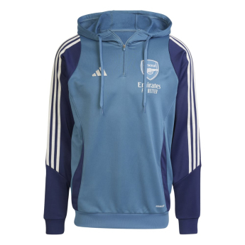 FC Arsenal pánska mikina s kapucňou Track blue