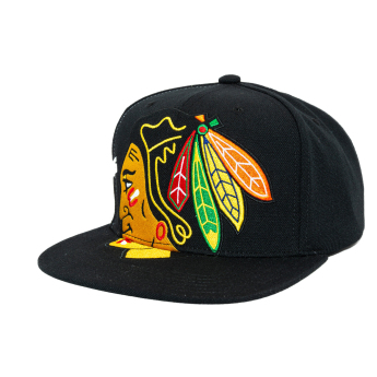 Chicago Blackhawks čiapka flat šiltovka Big Time Snapback