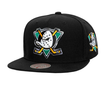 Anaheim Ducks čiapka flat šiltovka Stripes Snapback Vntg