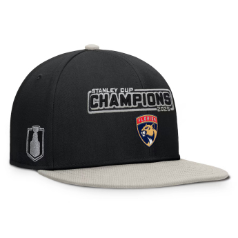 Florida Panthers čiapka flat šiltovka 2025 Stanley Cup Champions Snapback Hat black
