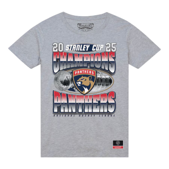 Florida Panthers pánske tričko 2025 Stanley Cup Champions Victory Arch Heather Gray
