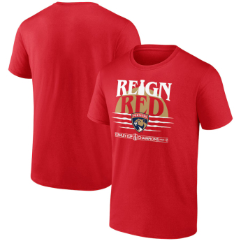 Florida Panthers pánske tričko 2025 Stanley Cup Champions Hometown DNA red