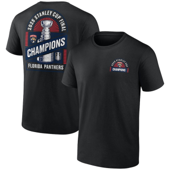 Florida Panthers pánske tričko 2025 Stanley Cup Champions Shine black