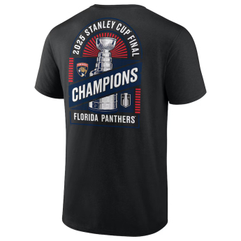 Florida Panthers pánske tričko 2025 Stanley Cup Champions Shine black