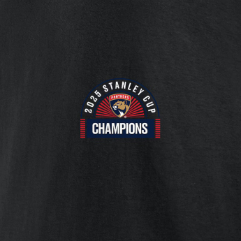 Florida Panthers pánske tričko 2025 Stanley Cup Champions Shine black
