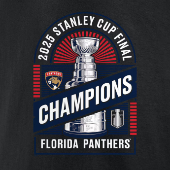 Florida Panthers pánske tričko 2025 Stanley Cup Champions Shine black