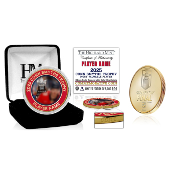 Florida Panthers pamätné mince 2025 Stanley Cup Champions Conn Smythe Winner Bronze Coin