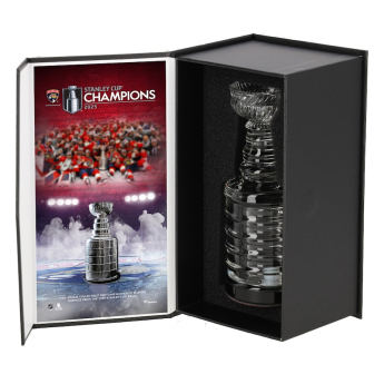 Florida Panthers pohár 2025 Stanley Cup Champions Crystal Cup - Filled with Ice From the 2025 Stanley Cup Final