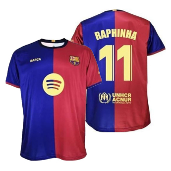 FC Barcelona futbalový dres replica 24/25 Home Raphinha