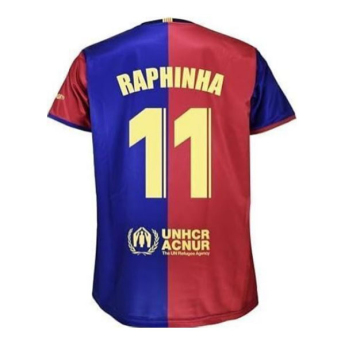 FC Barcelona futbalový dres replica 24/25 Home Raphinha