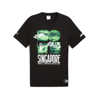 Formule 1 pánske tričko Singapore GP black 2025