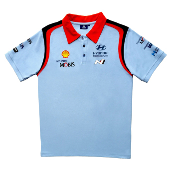 Hyundai Motorsport polokošeľa blue 2025
