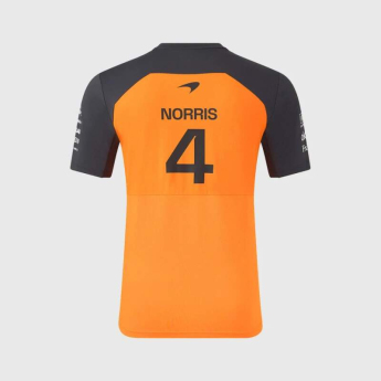 Mclaren Honda pánske tričko Lando Norris official Teamline Replica orange F1 Team 2025