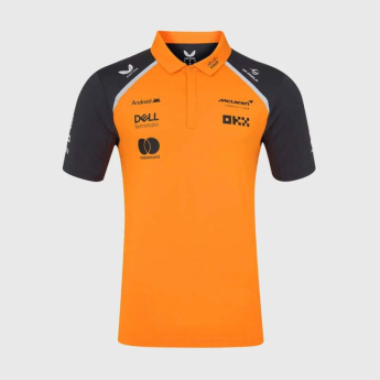 Mclaren Honda polokošeľa official Teamline Replica orange F1 Team 2025