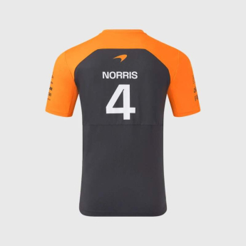Mclaren Honda pánske tričko Lando Norris official Teamline Replica grey F1 Team 2025