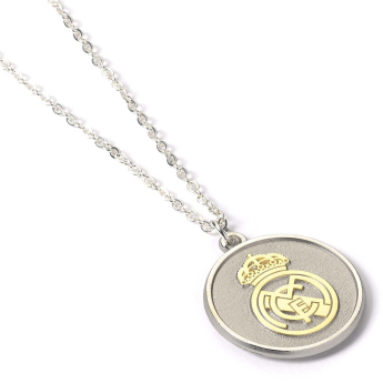 Real Madrid prívesok na krk Silver Finish Necklace