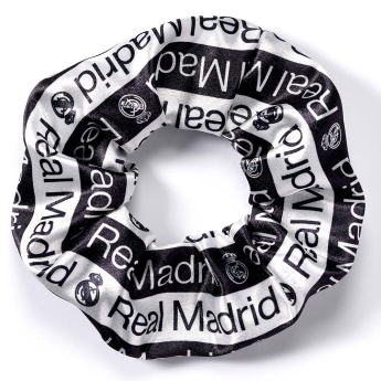 Real Madrid gumička do vlasov Text Hair Scrunchie