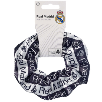 Real Madrid gumička do vlasov Text Hair Scrunchie