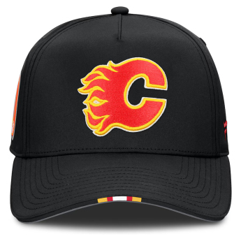 Calgary Flames čiapka baseballová šiltovka 2025 Draft Authentic Pro Structured Adjustable