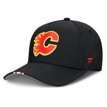 Calgary Flames čiapka baseballová šiltovka 2025 Draft Authentic Pro Structured Adjustable