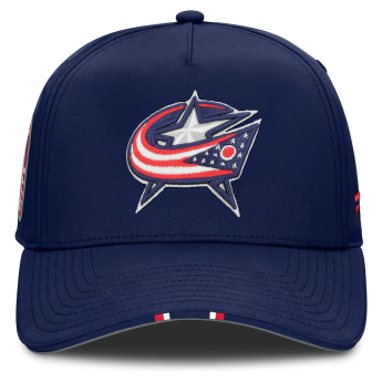 Columbus Blue Jackets čiapka baseballová šiltovka 2025 Draft Authentic Pro Structured Adjustable