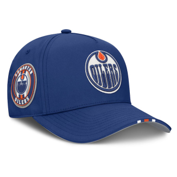 Edmonton Oilers čiapka baseballová šiltovka 2025 Draft Authentic Pro Structured Adjustable