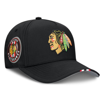 Chicago Blackhawks čiapka baseballová šiltovka 2025 Draft Authentic Pro Structured Adjustable