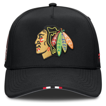 Chicago Blackhawks čiapka baseballová šiltovka 2025 Draft Authentic Pro Structured Adjustable