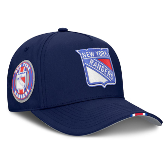 New York Rangers čiapka baseballová šiltovka 2025 Draft Authentic Pro Structured Adjustable