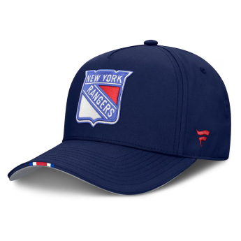 New York Rangers čiapka baseballová šiltovka 2025 Draft Authentic Pro Structured Adjustable