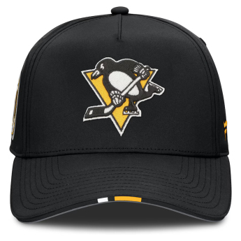 Pittsburgh Penguins čiapka baseballová šiltovka 2025 Draft Authentic Pro Structured Adjustable