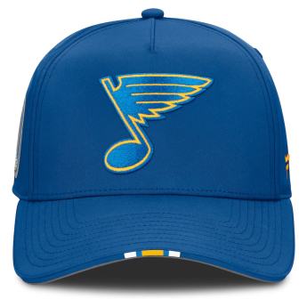 St. Louis Blues čiapka baseballová šiltovka 2025 Draft Authentic Pro Structured Adjustable