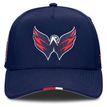 Washington Capitals čiapka baseballová šiltovka 2025 Draft Authentic Pro Structured Adjustable