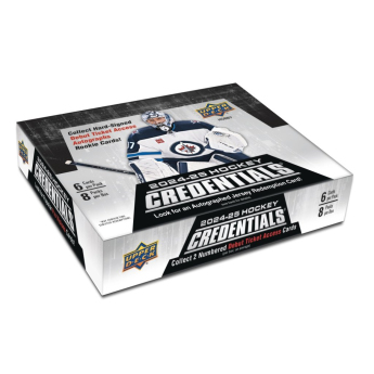 NHL boxy hokejové karty NHL 2024-2025 Upper Deck Credentials Hobby Box