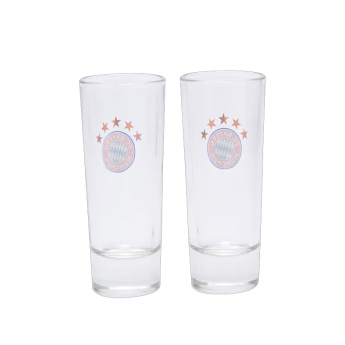 Bayern Mníchov sada 2 panákov 5 stars logo