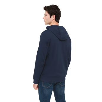 FC Barcelona pánska mikina s kapucňou Club Zip obsidian